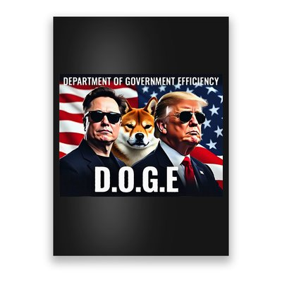 D.O.G.E Doge Department Of Government Efficiency Poster