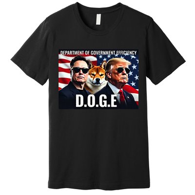 D.O.G.E Doge Department Of Government Efficiency Premium T-Shirt