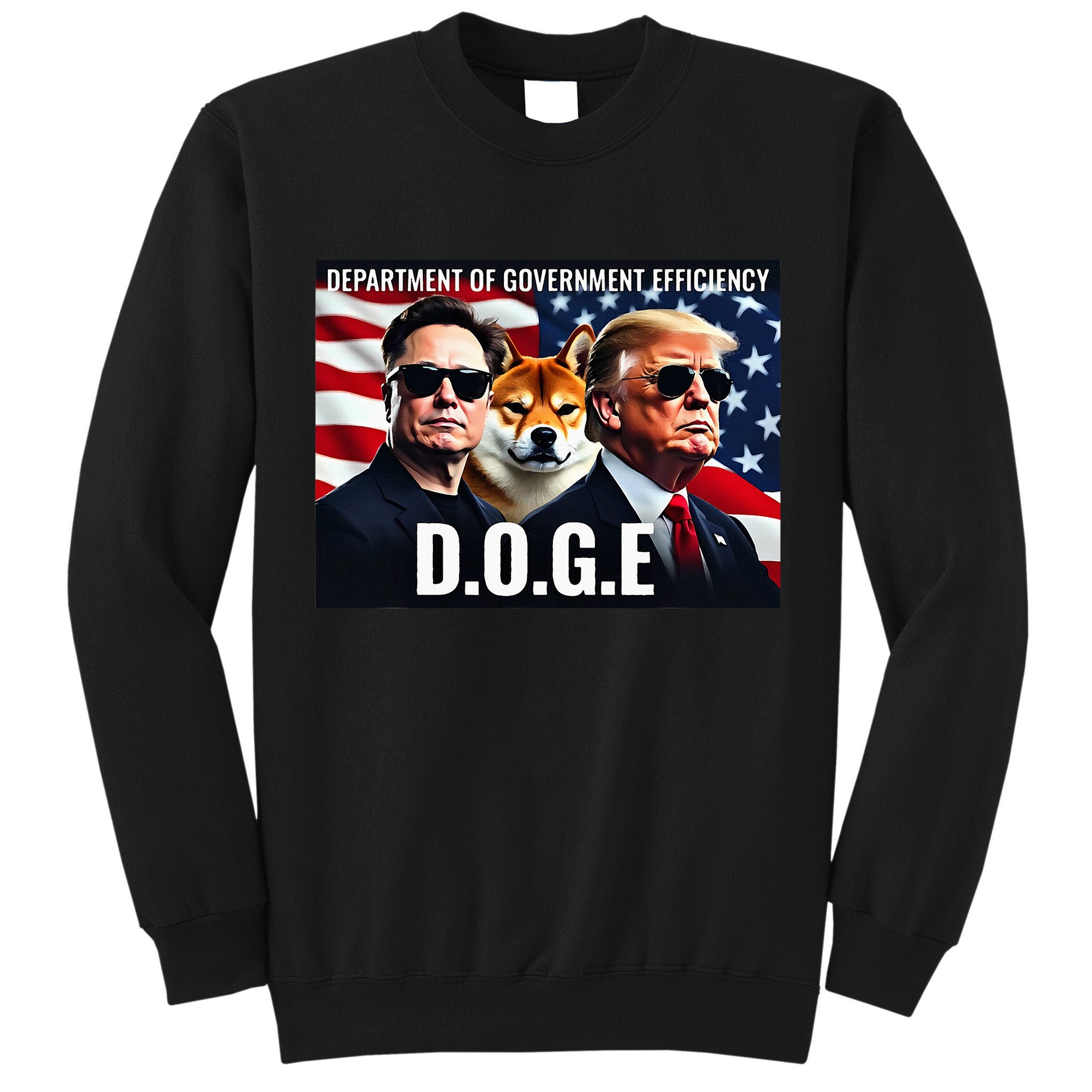D.O.G.E Doge Department Of Government Efficiency Tall Sweatshirt