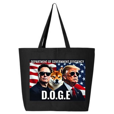 D.O.G.E Doge Department Of Government Efficiency 25L Jumbo Tote