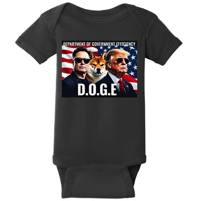 D.O.G.E Doge Department Of Government Efficiency Baby Bodysuit