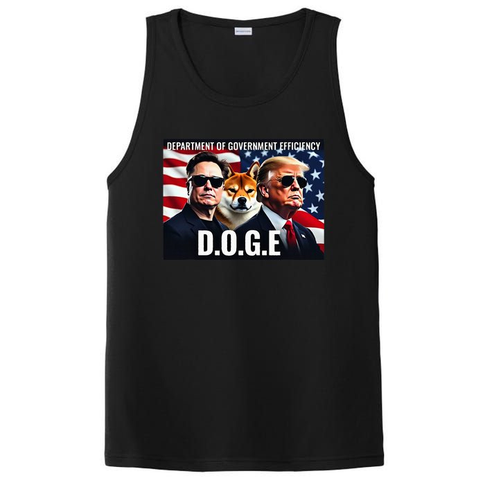 D.O.G.E Doge Department Of Government Efficiency PosiCharge Competitor Tank