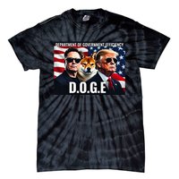 D.O.G.E Doge Department Of Government Efficiency Tie-Dye T-Shirt