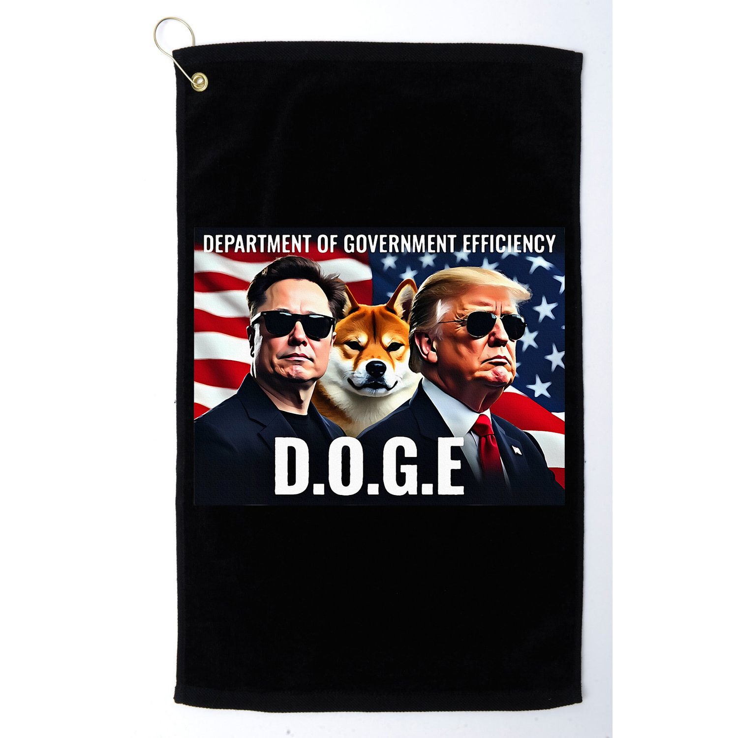 D.O.G.E Doge Department Of Government Efficiency Golf Towel