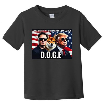 D.O.G.E Doge Department Of Government Efficiency Toddler T-Shirt
