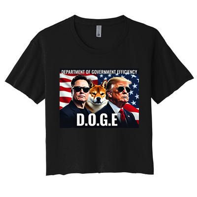 D.O.G.E Doge Department Of Government Efficiency Crop Top