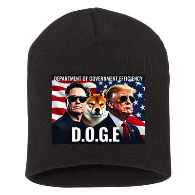 D.O.G.E Doge Department Of Government Efficiency Short Acrylic Beanie