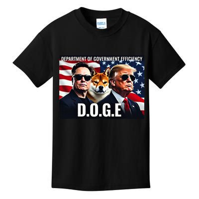 D.O.G.E Doge Department Of Government Efficiency Kids T-Shirt