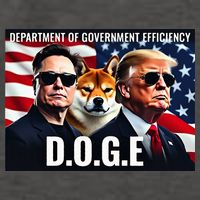 D.O.G.E Doge Department Of Government Efficiency Vector Backpack