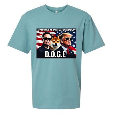 D.O.G.E Doge Department Of Government Efficiency Sueded Cloud Jersey T-Shirt