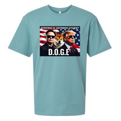 D.O.G.E Doge Department Of Government Efficiency Sueded Cloud Jersey T-Shirt