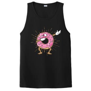 Dabbing Donut Dancing Donut Gift PosiCharge Competitor Tank