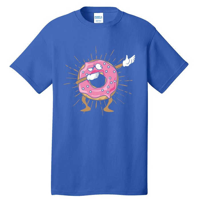 Dabbing Donut Dancing Donut Gift Tall T-Shirt