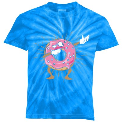 Dabbing Donut Dancing Donut Gift Kids Tie-Dye T-Shirt