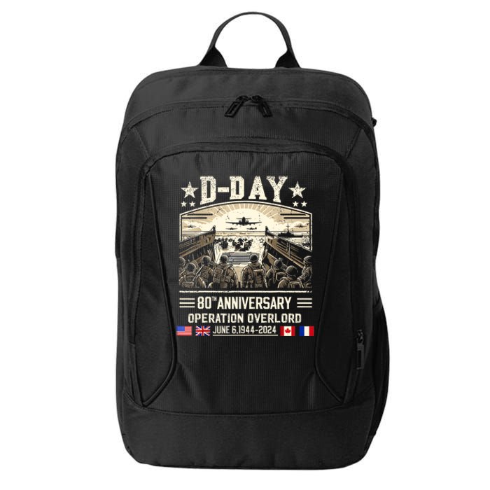 Dday Dwight D. Eisenhower Quote Dday 80th Anniversary City Backpack