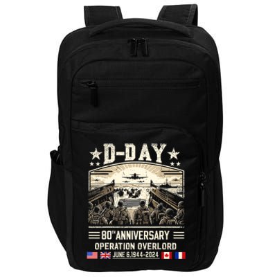 Dday Dwight D. Eisenhower Quote Dday 80th Anniversary Impact Tech Backpack