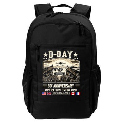 Dday Dwight D. Eisenhower Quote Dday 80th Anniversary Daily Commute Backpack