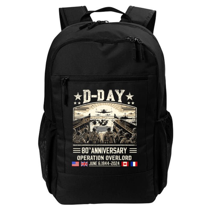 Dday Dwight D. Eisenhower Quote Dday 80th Anniversary Daily Commute Backpack