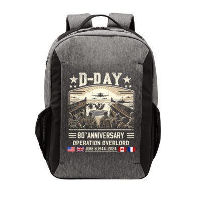 Dday Dwight D. Eisenhower Quote Dday 80th Anniversary Vector Backpack