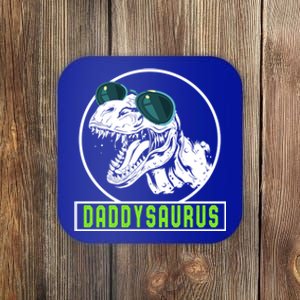 Daddysaurus Dad Dinosaur Fahter Rex Family Matching Gift Cool Gift Coaster