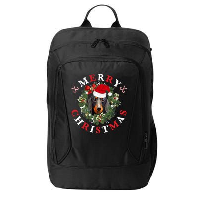 Dachshund Dachshund Dog Dachshund Christmas Cute Gift City Backpack