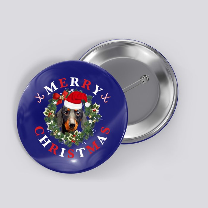 Dachshund Dachshund Dog Dachshund Christmas Cute Gift Button