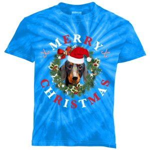 Dachshund Dachshund Dog Dachshund Christmas Cute Gift Kids Tie-Dye T-Shirt