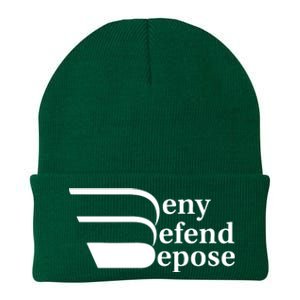 Deny Defend Depose Knit Cap Winter Beanie