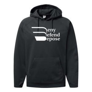 Deny Defend Depose Performance Fleece Hoodie