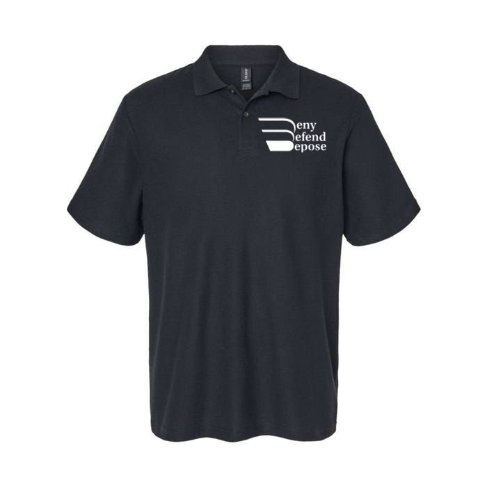 Deny Defend Depose Softstyle Adult Sport Polo