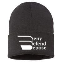 Deny Defend Depose Sustainable Knit Beanie