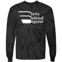 Deny Defend Depose Tie-Dye Long Sleeve Shirt