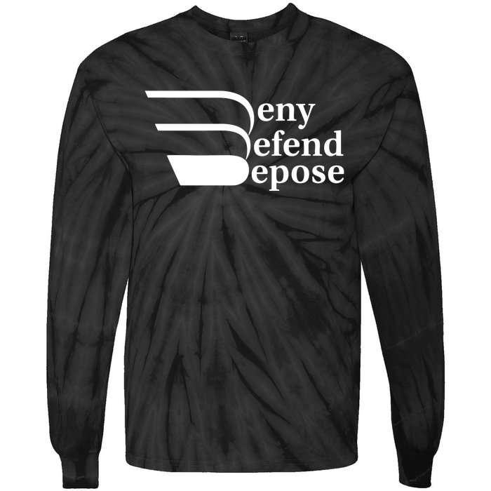 Deny Defend Depose Tie-Dye Long Sleeve Shirt