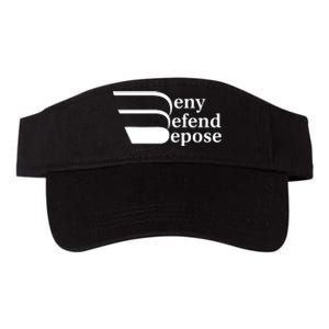 Deny Defend Depose Valucap Bio-Washed Visor