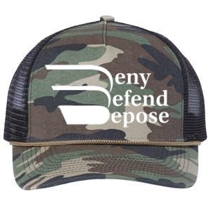 Deny Defend Depose Retro Rope Trucker Hat Cap