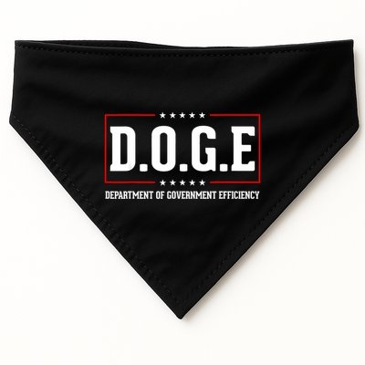 Doge D.O.G.E Department Of Government Efficiency USA-Made Doggie Bandana