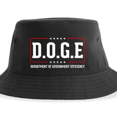 Doge D.O.G.E Department Of Government Efficiency Sustainable Bucket Hat