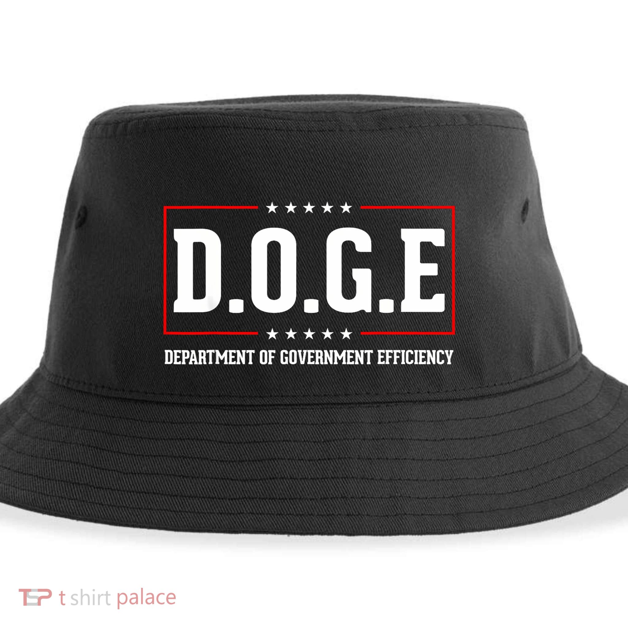 Doge D.O.G.E Department Of Government Efficiency Sustainable Bucket Hat