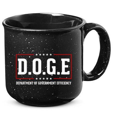 Doge D.O.G.E Department Of Government Efficiency 15oz Campfire Ceramic Mug