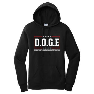 Doge D.O.G.E Department Of Government Efficiency Women's Pullover Hoodie