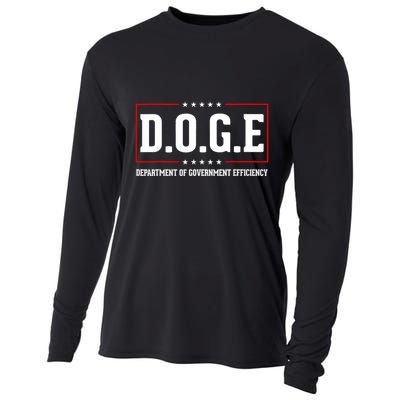 Doge D.O.G.E Department Of Government Efficiency Cooling Performance Long Sleeve Crew
