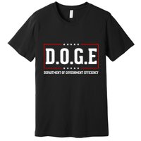 Doge D.O.G.E Department Of Government Efficiency Premium T-Shirt