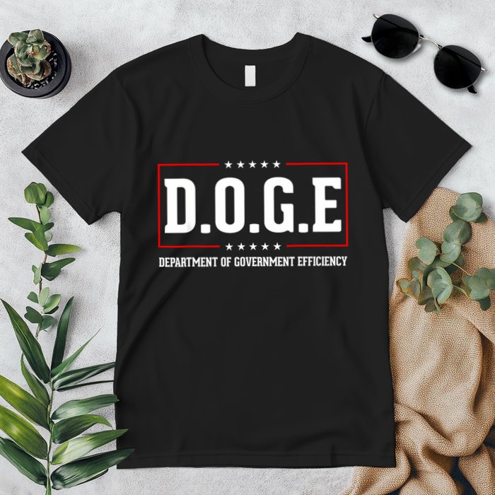 Doge D.O.G.E Department Of Government Efficiency Premium T-Shirt