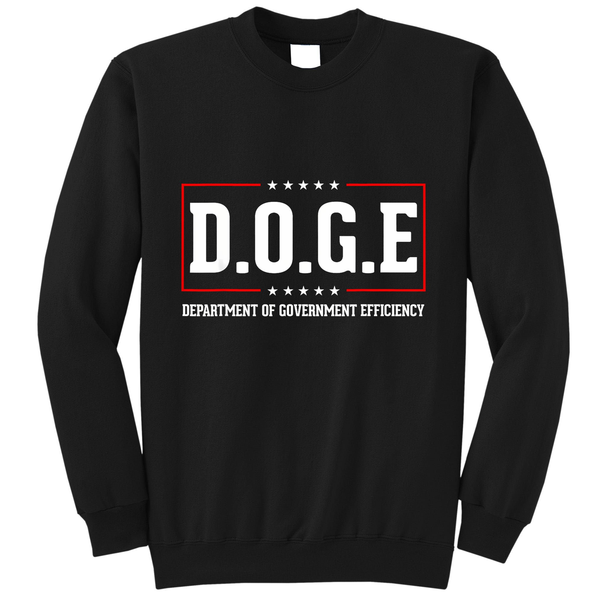 Doge D.O.G.E Department Of Government Efficiency Tall Sweatshirt