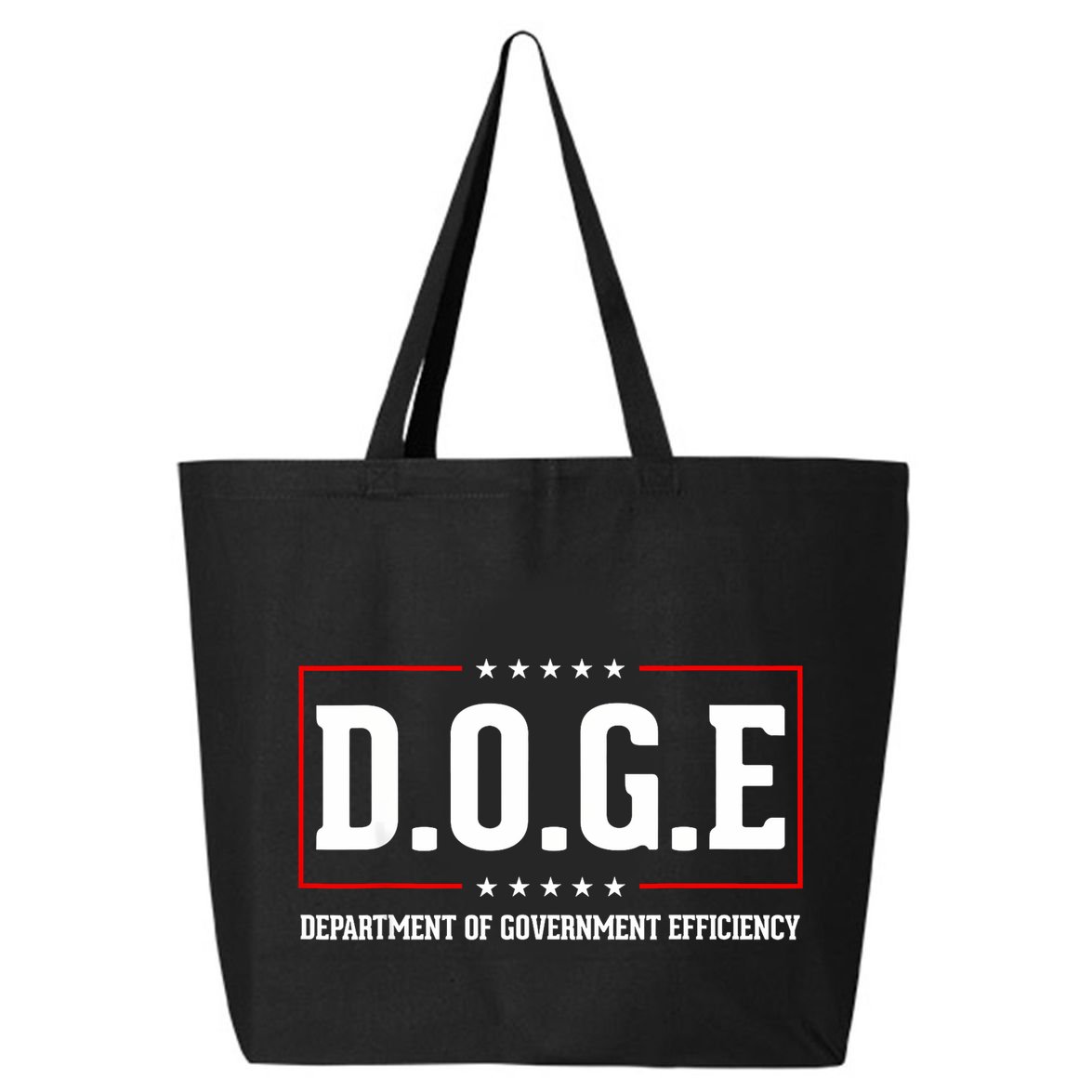 Doge D.O.G.E Department Of Government Efficiency 25L Jumbo Tote