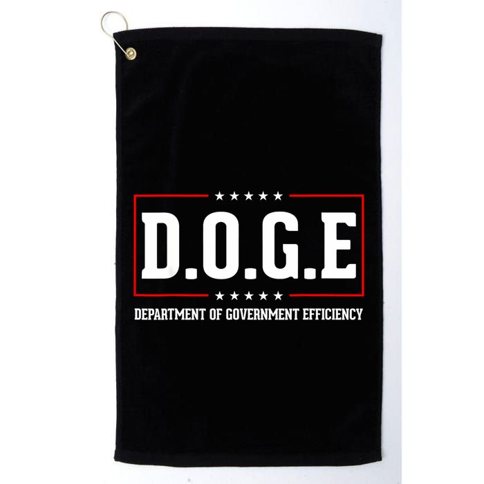 Doge D.O.G.E Department Of Government Efficiency Golf Towel