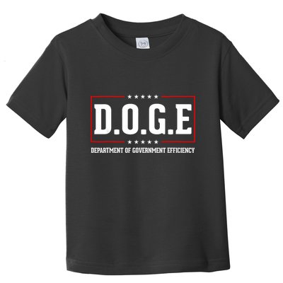 Doge D.O.G.E Department Of Government Efficiency Toddler T-Shirt