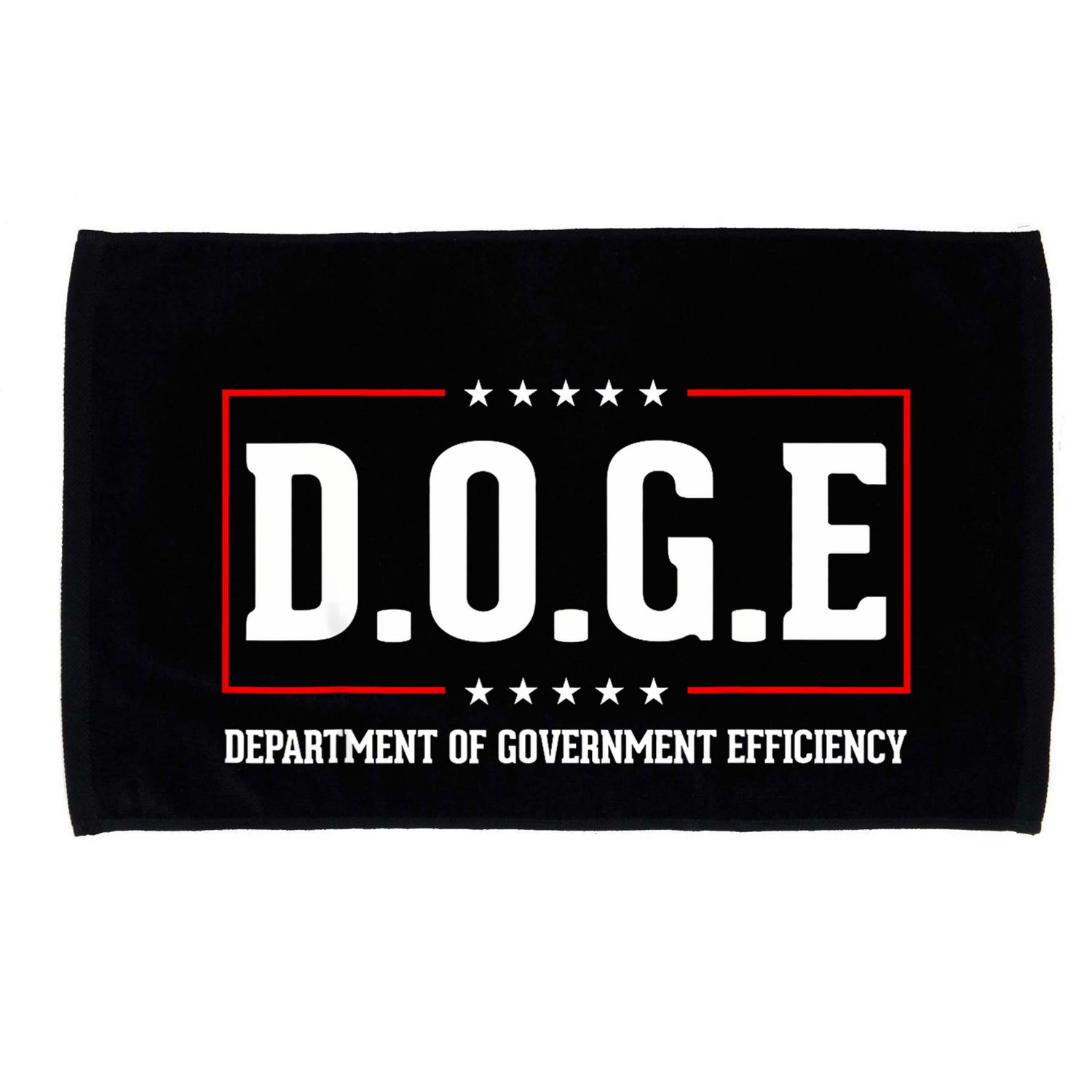 Doge D.O.G.E Department Of Government Efficiency Microfiber Hand Towel