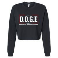 Doge D.O.G.E Department Of Government Efficiency Cropped Pullover Crew