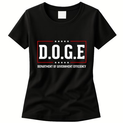 Doge D.O.G.E Department Of Government Efficiency Womens T-Shirt